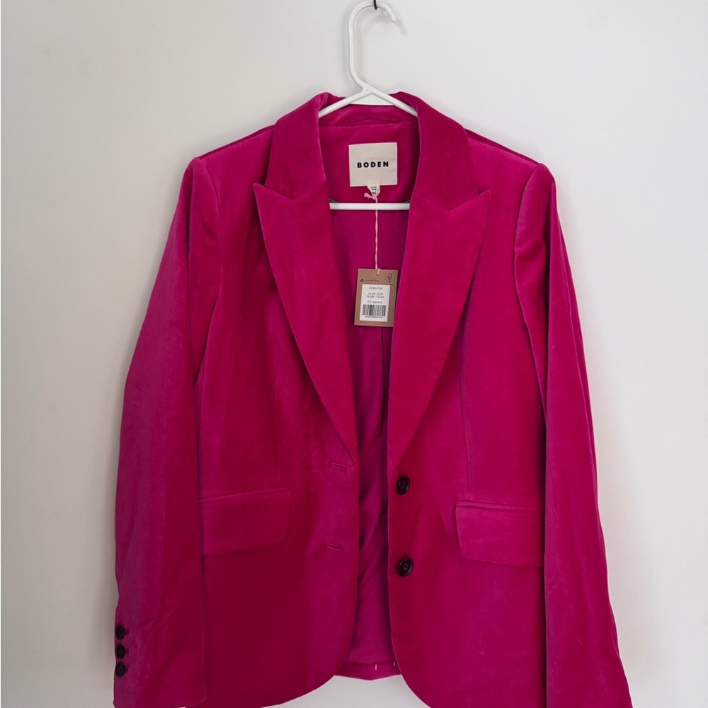 Boden Women's Vibrant Pink Blazer